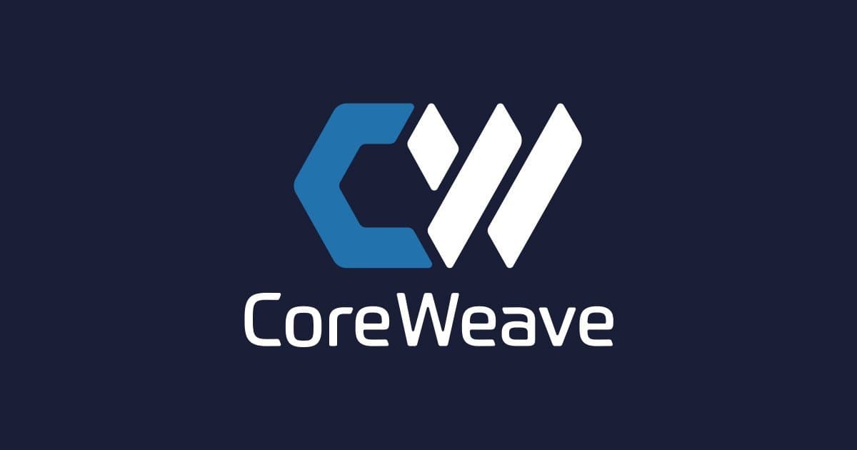 a brand logo in blue