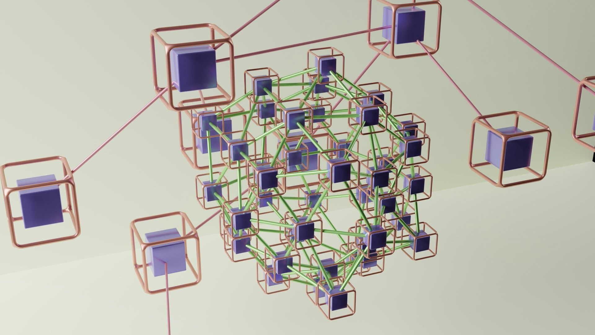 illustration of interconnected structures