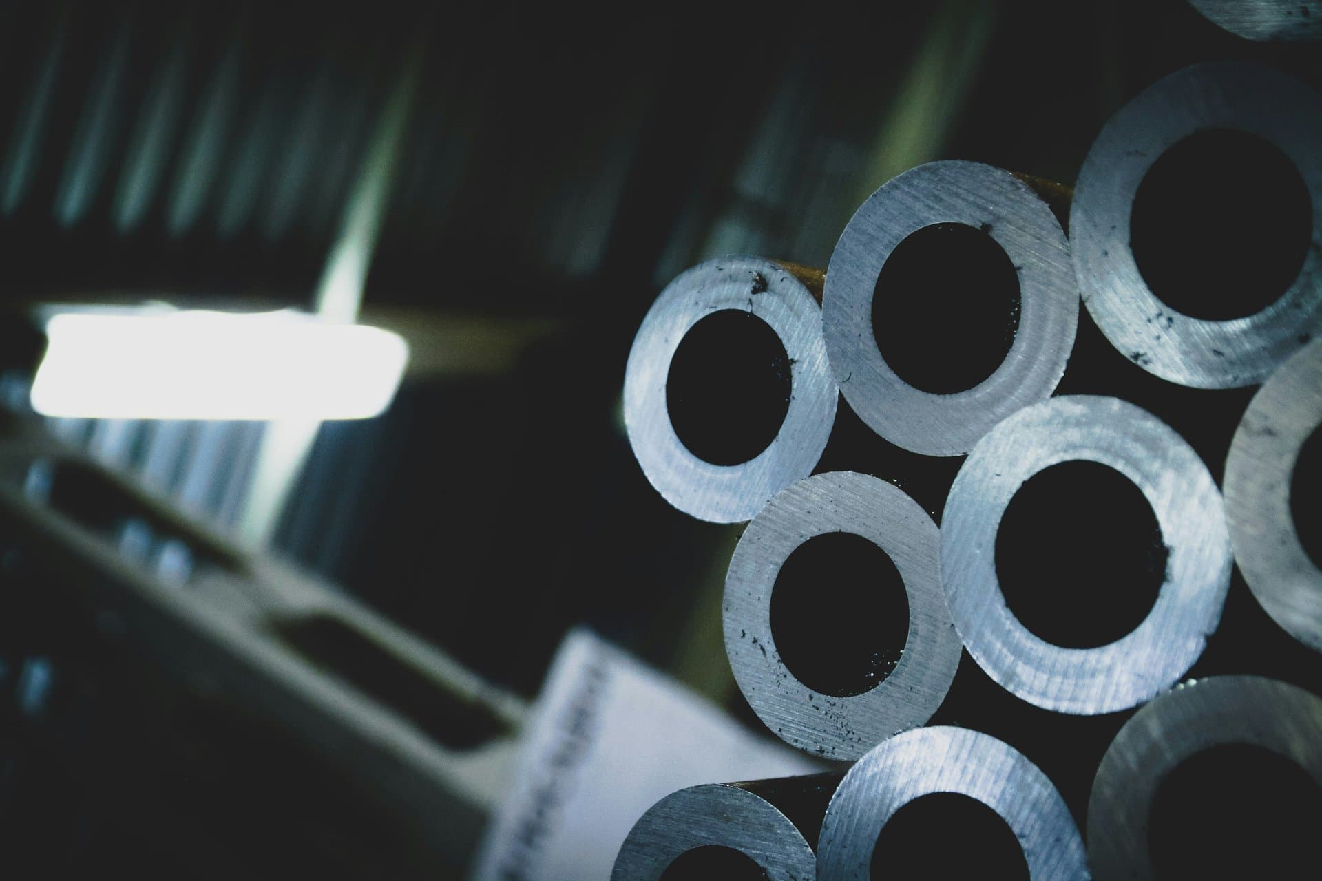 metal pipe stack