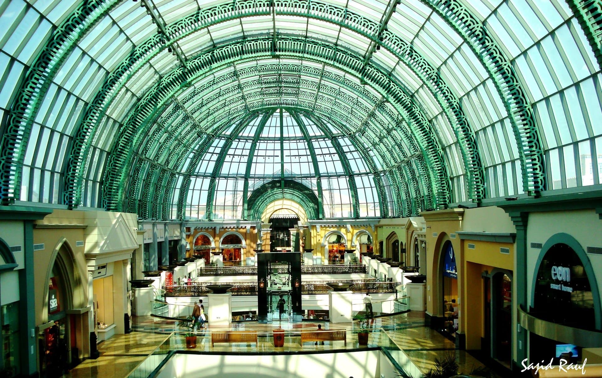 interior dome inside a mall