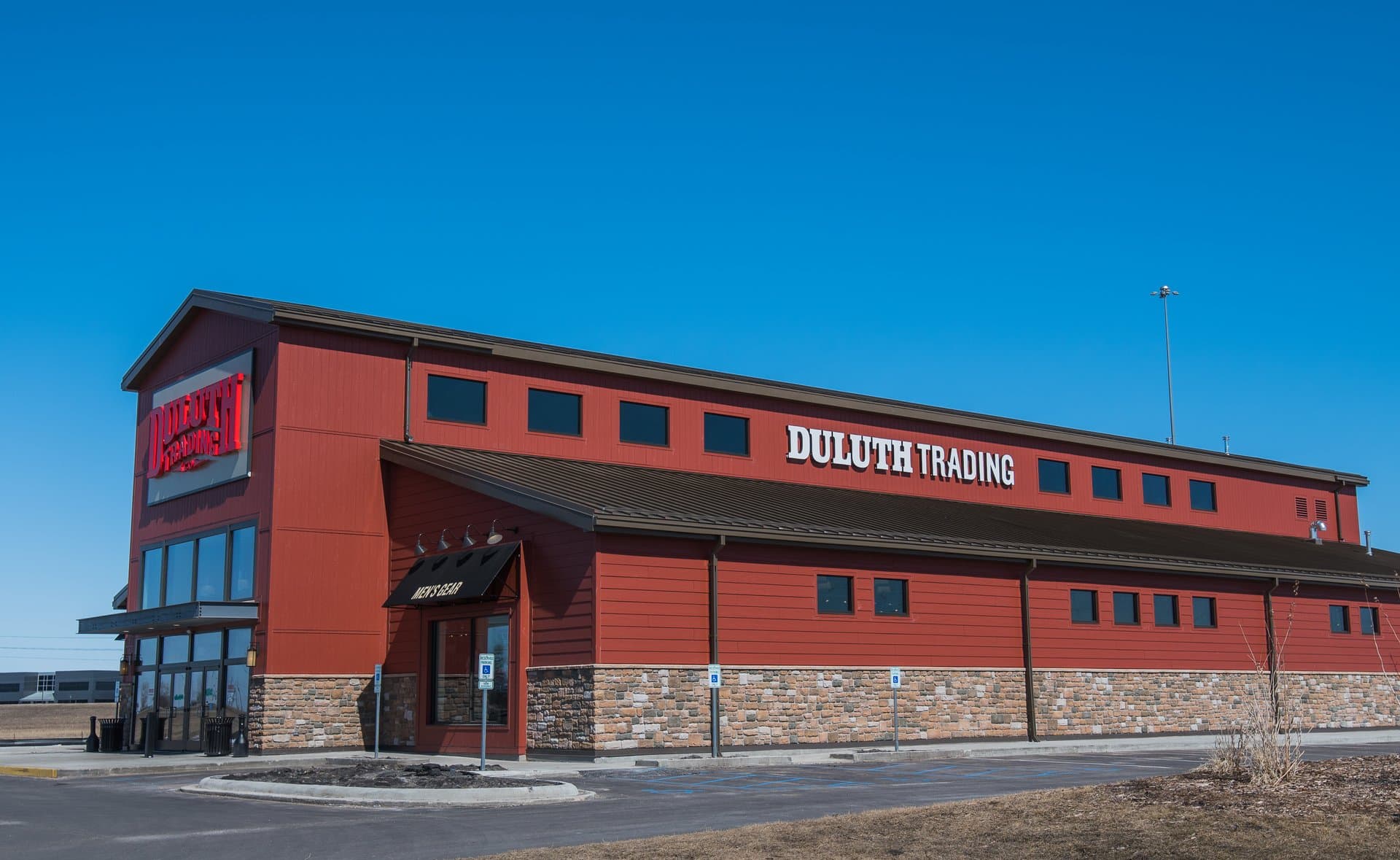 a warehouse of Duluth trading