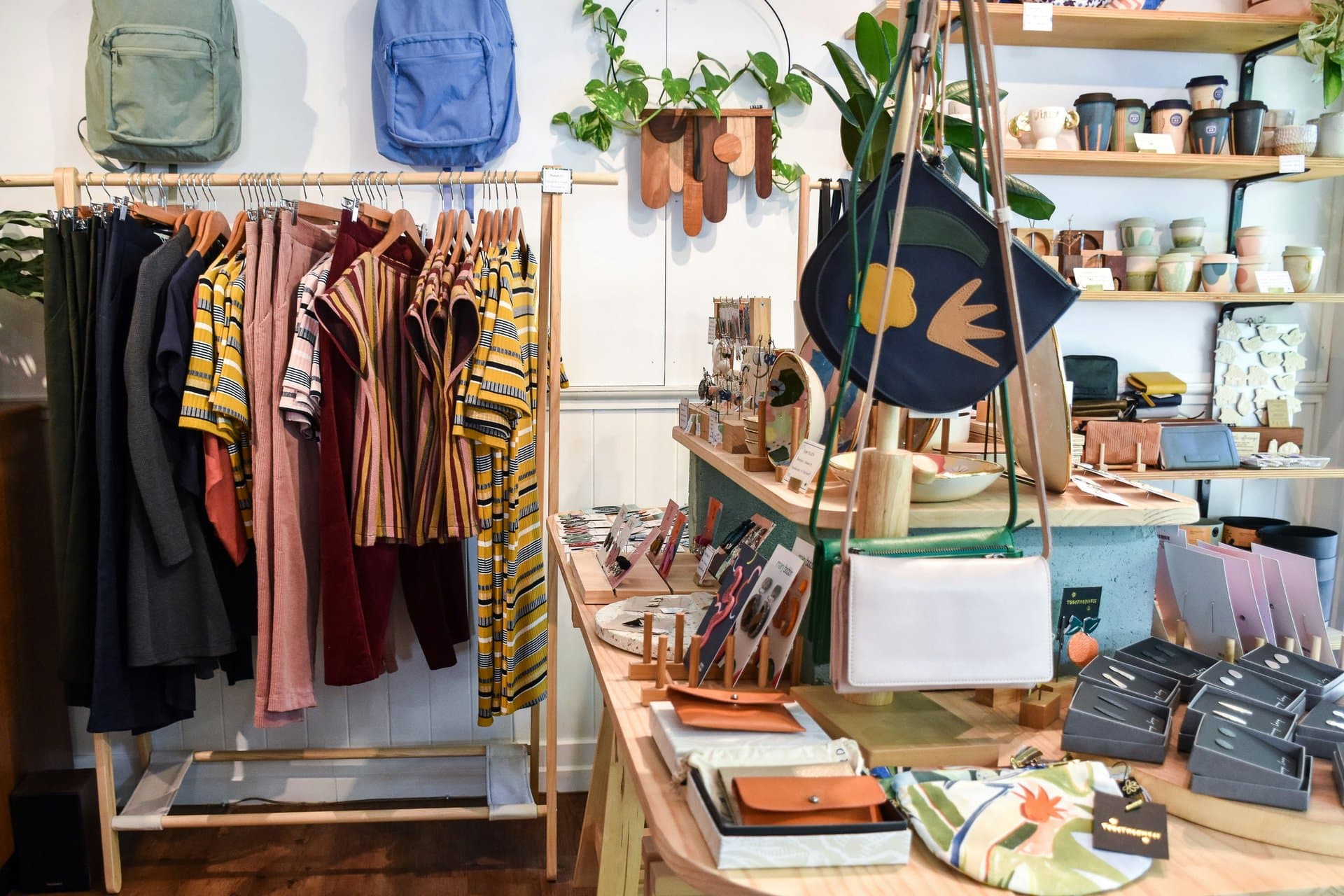 a colorful collection of merchandise in a store