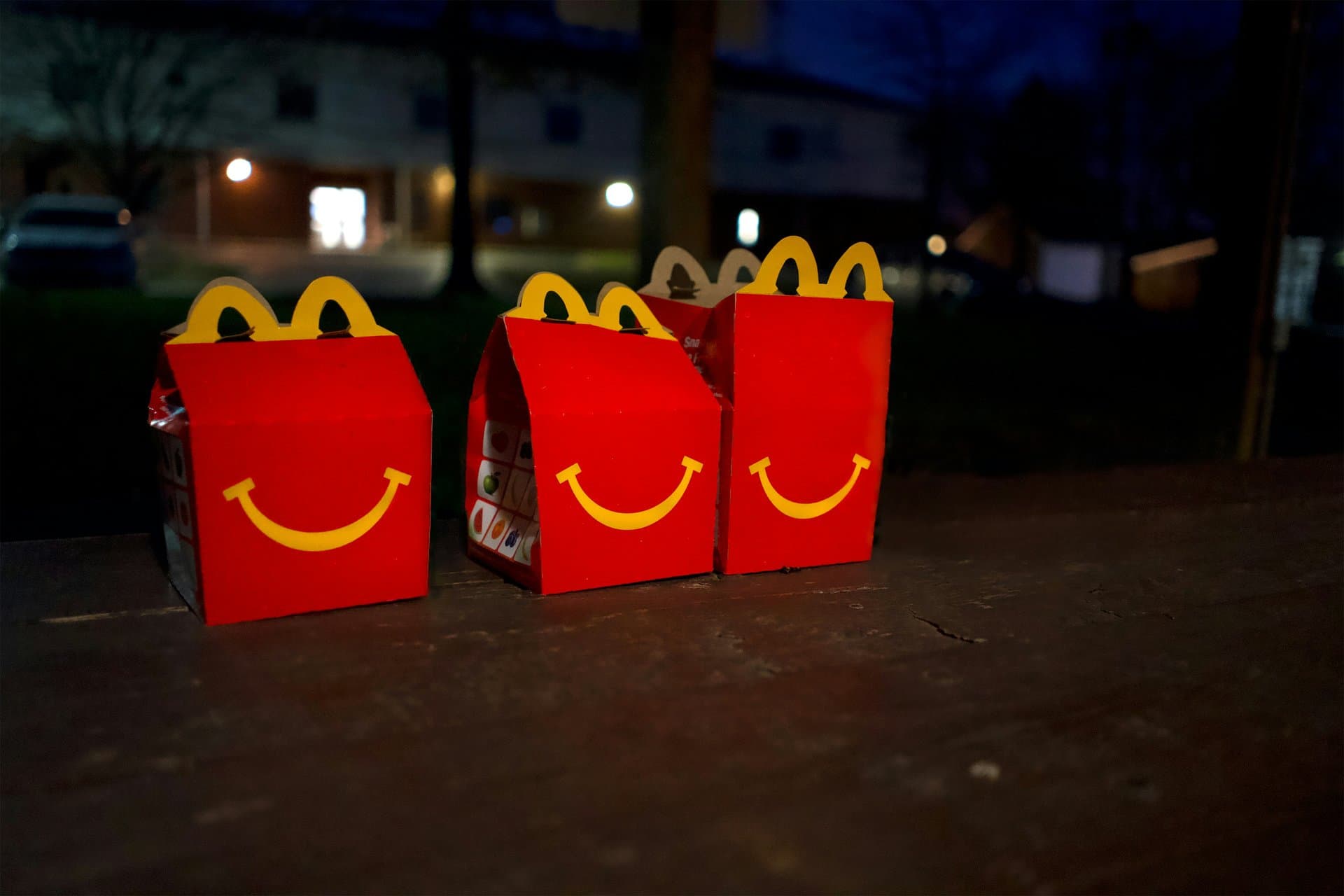happy meal boxes