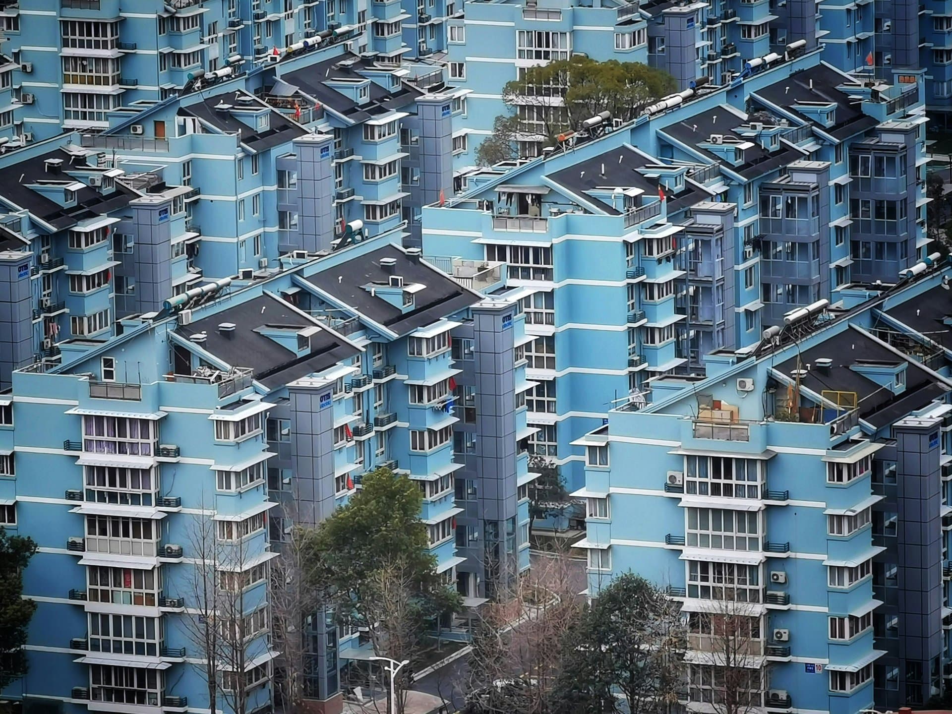 old chinese building complex