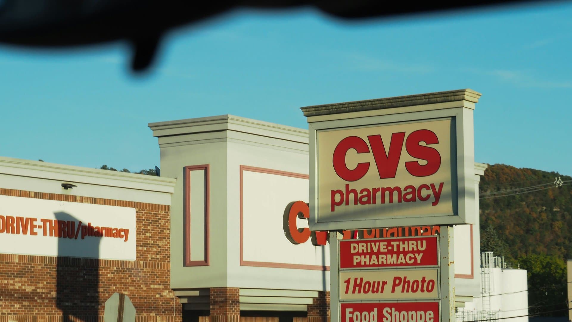 a pharmacy store building