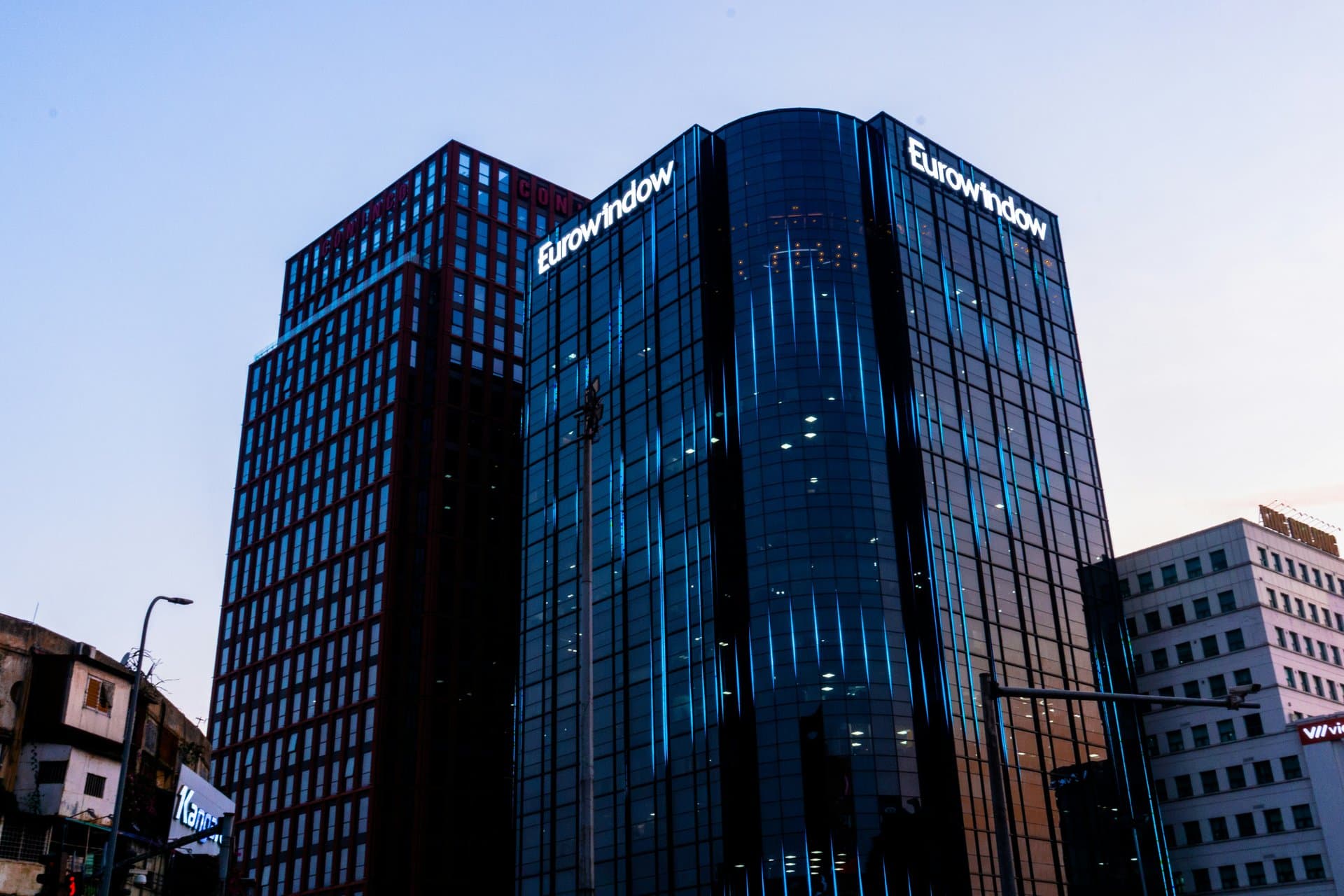 tall glass building