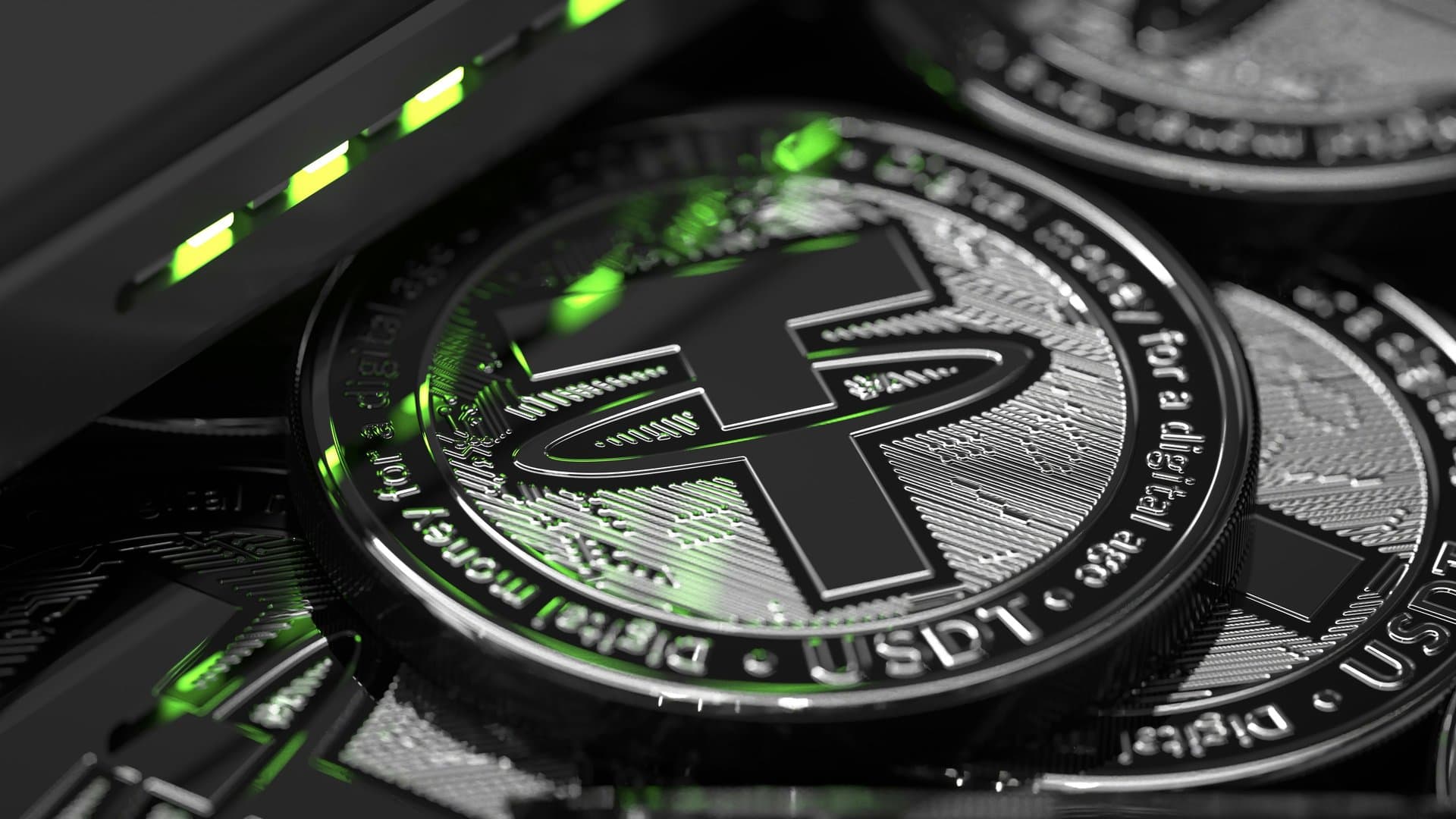 tether coin visualisation