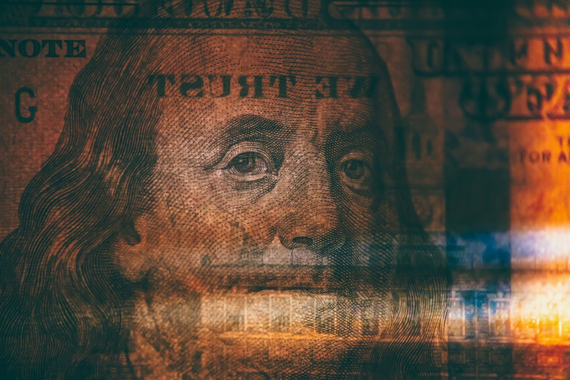 a closeup of dollar