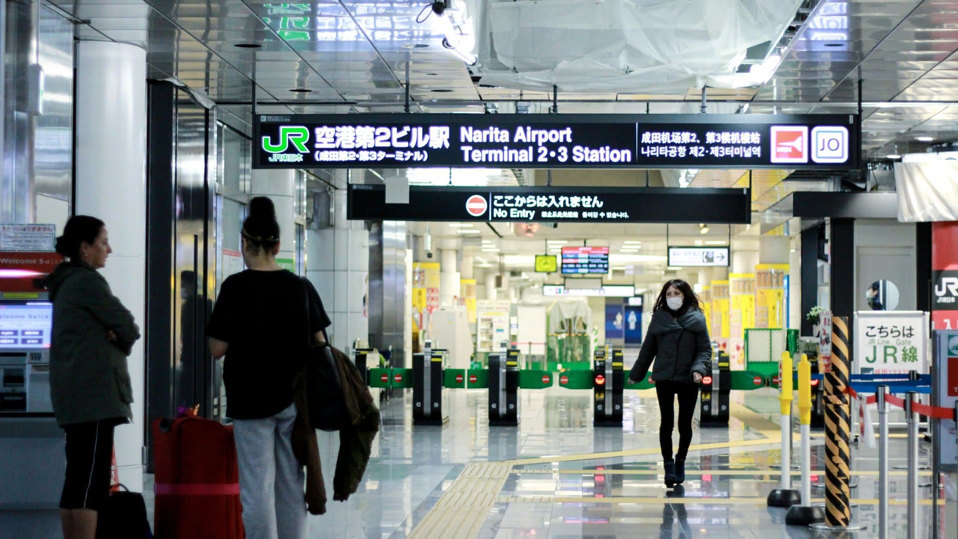 an interior of an airport