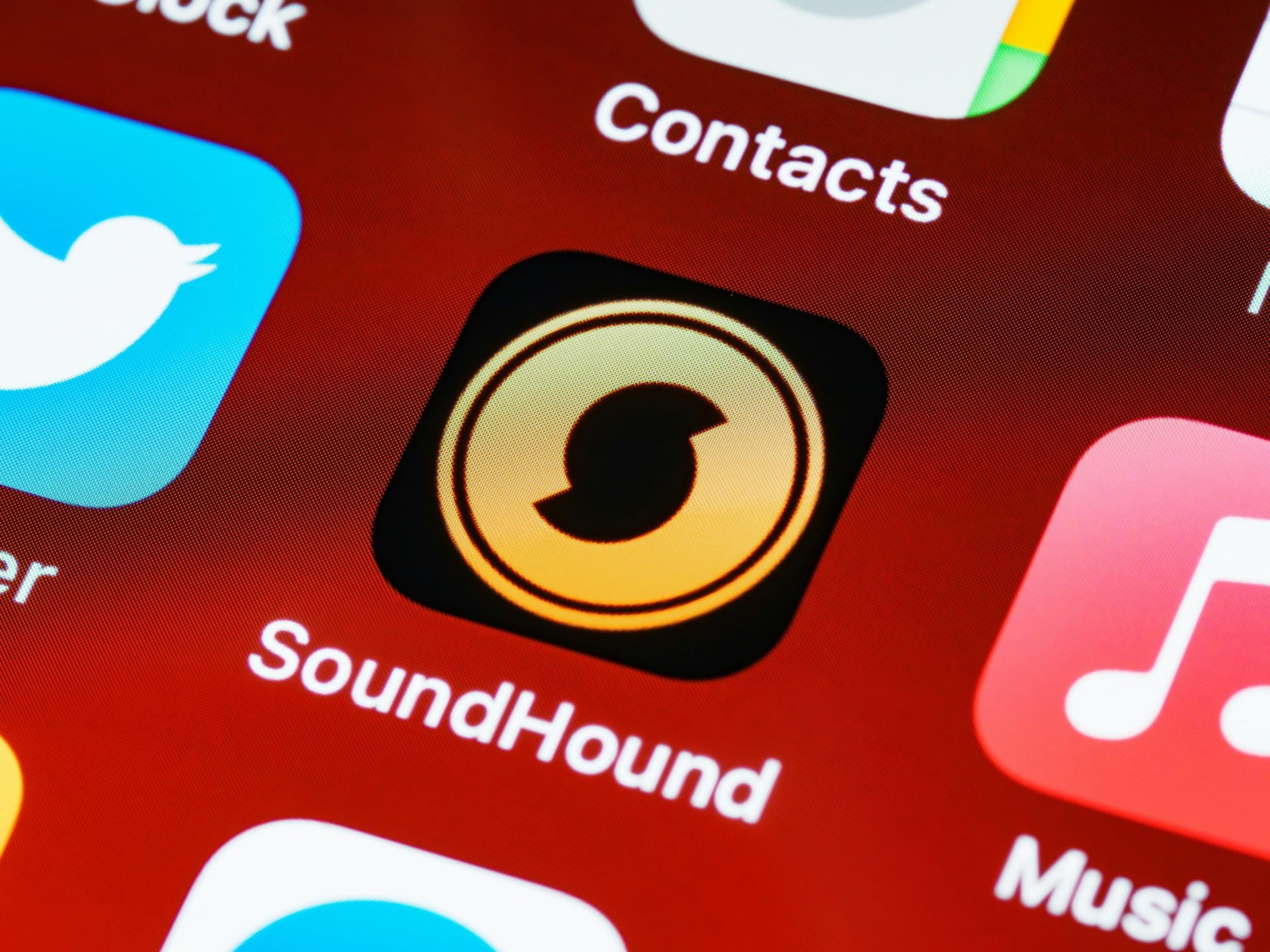 soundhoung logo on smartphone screen