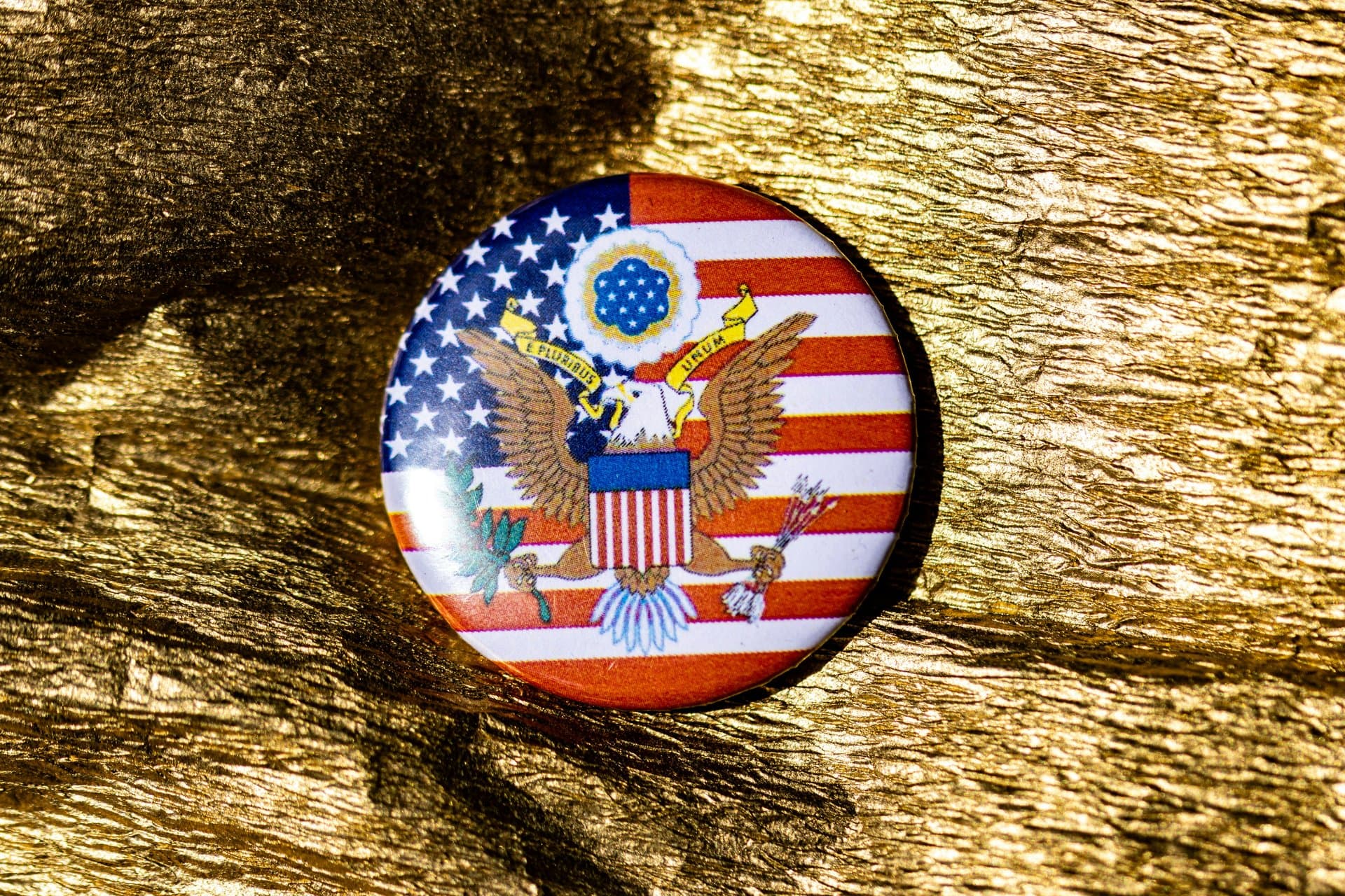 united states mascot badge