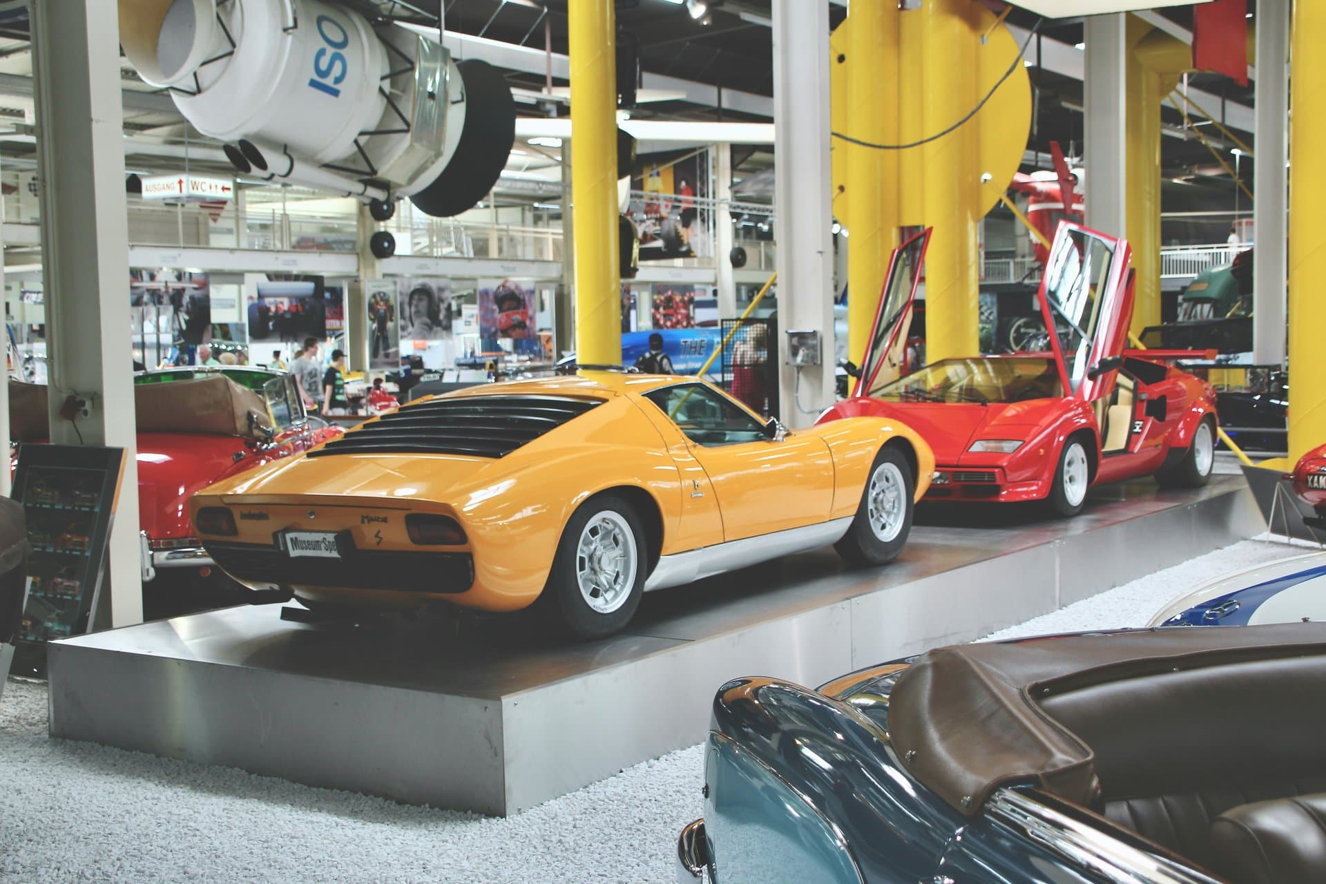 cars at a manufacturing plant