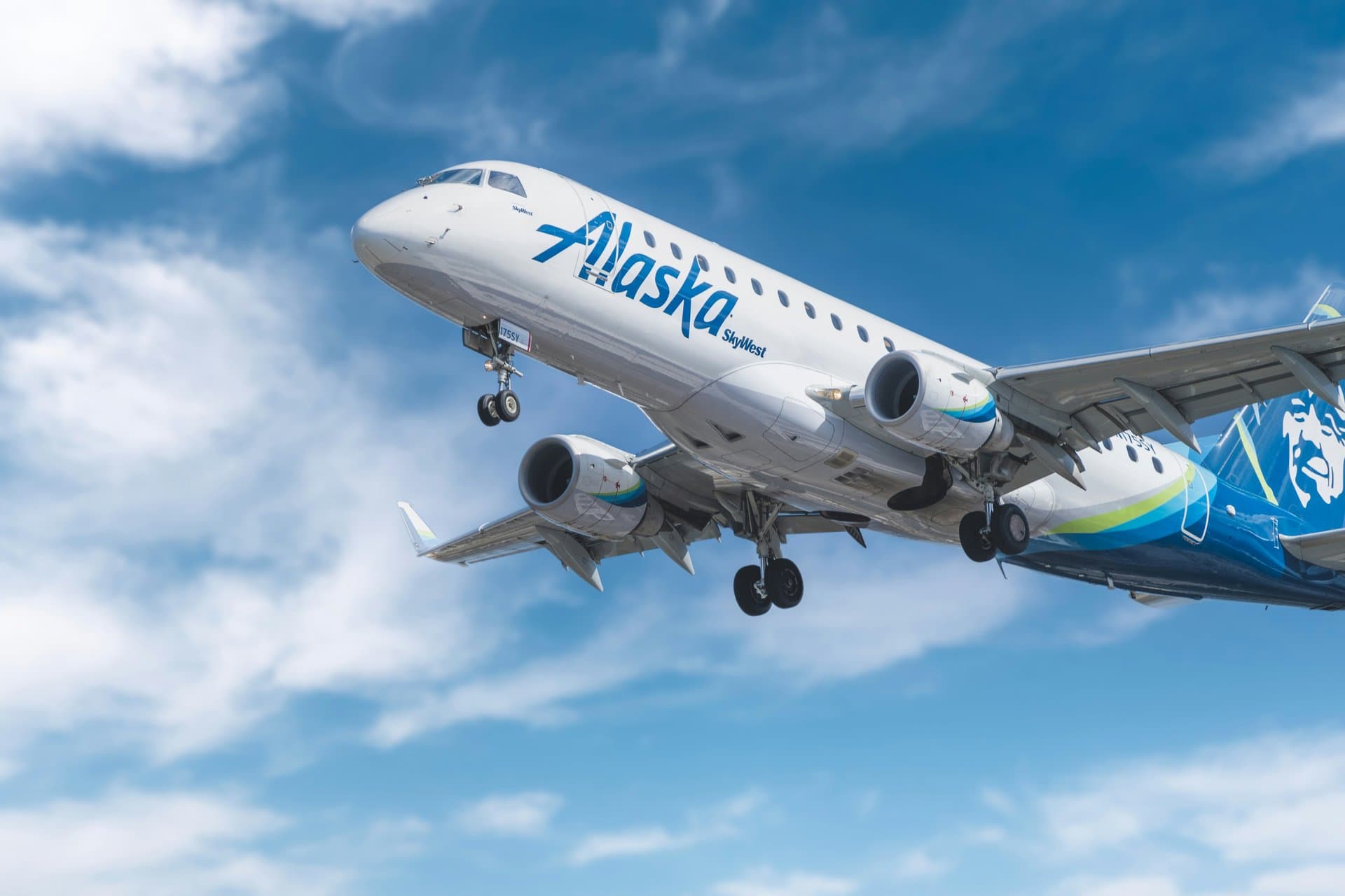 an alaska air plane