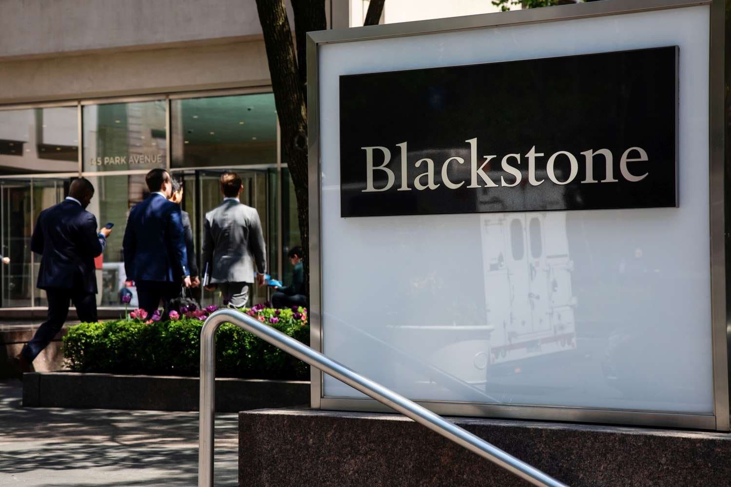 entrance to blackstone office