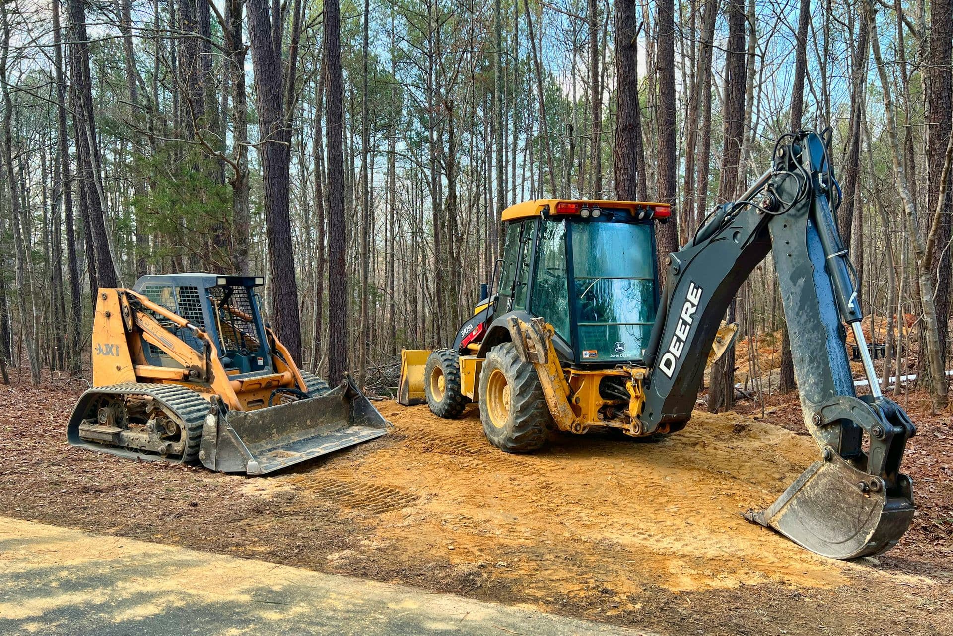a Deere bulldozer