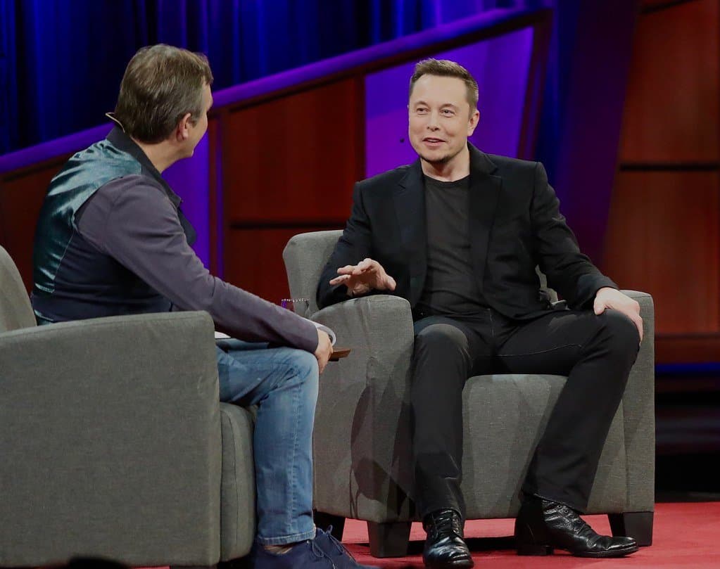 a man getting interviewed