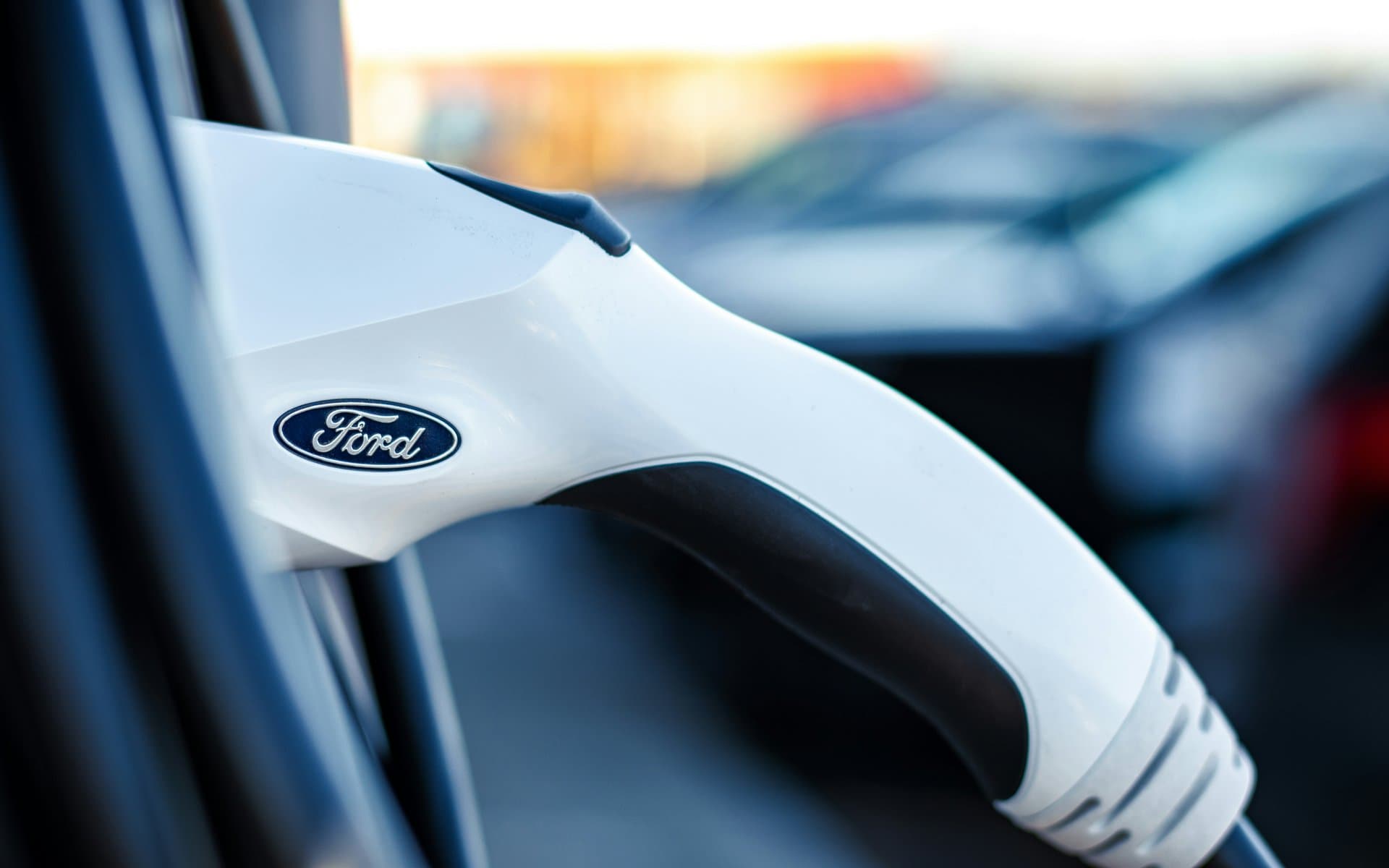 Ford EV charging port