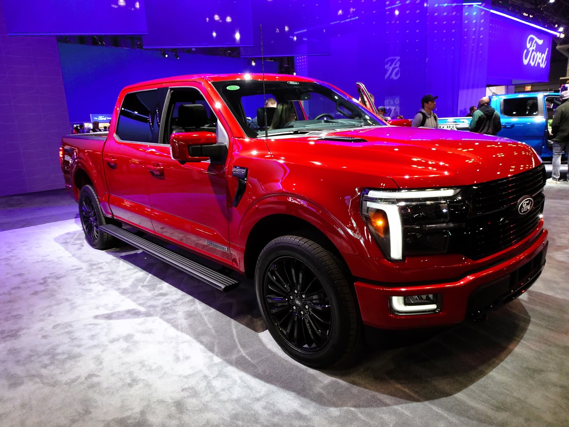Ford F150 truck on display