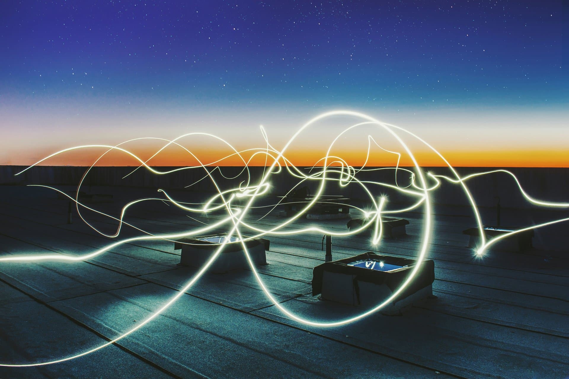 a design pattern made of lights