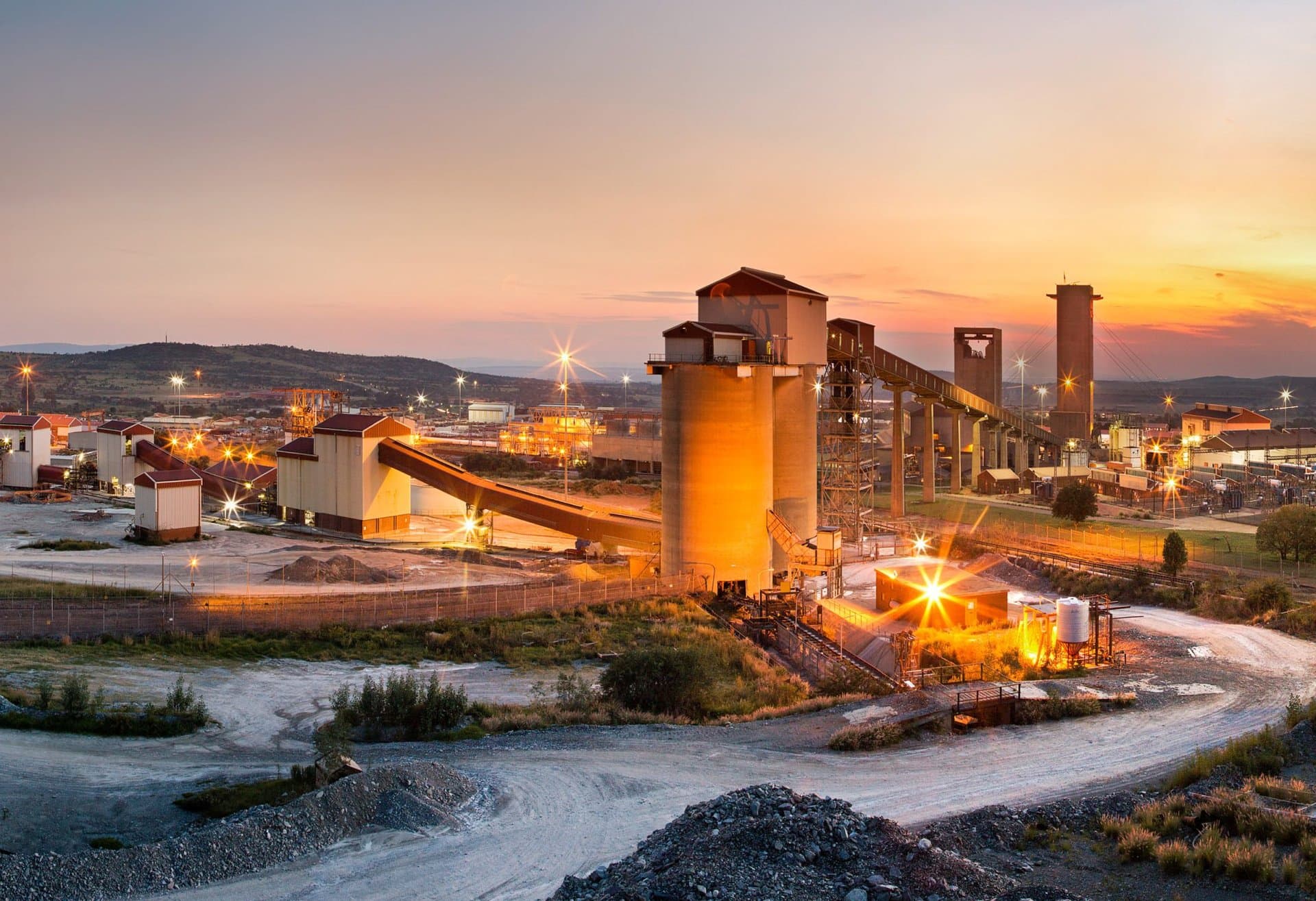 gold mine and plant
