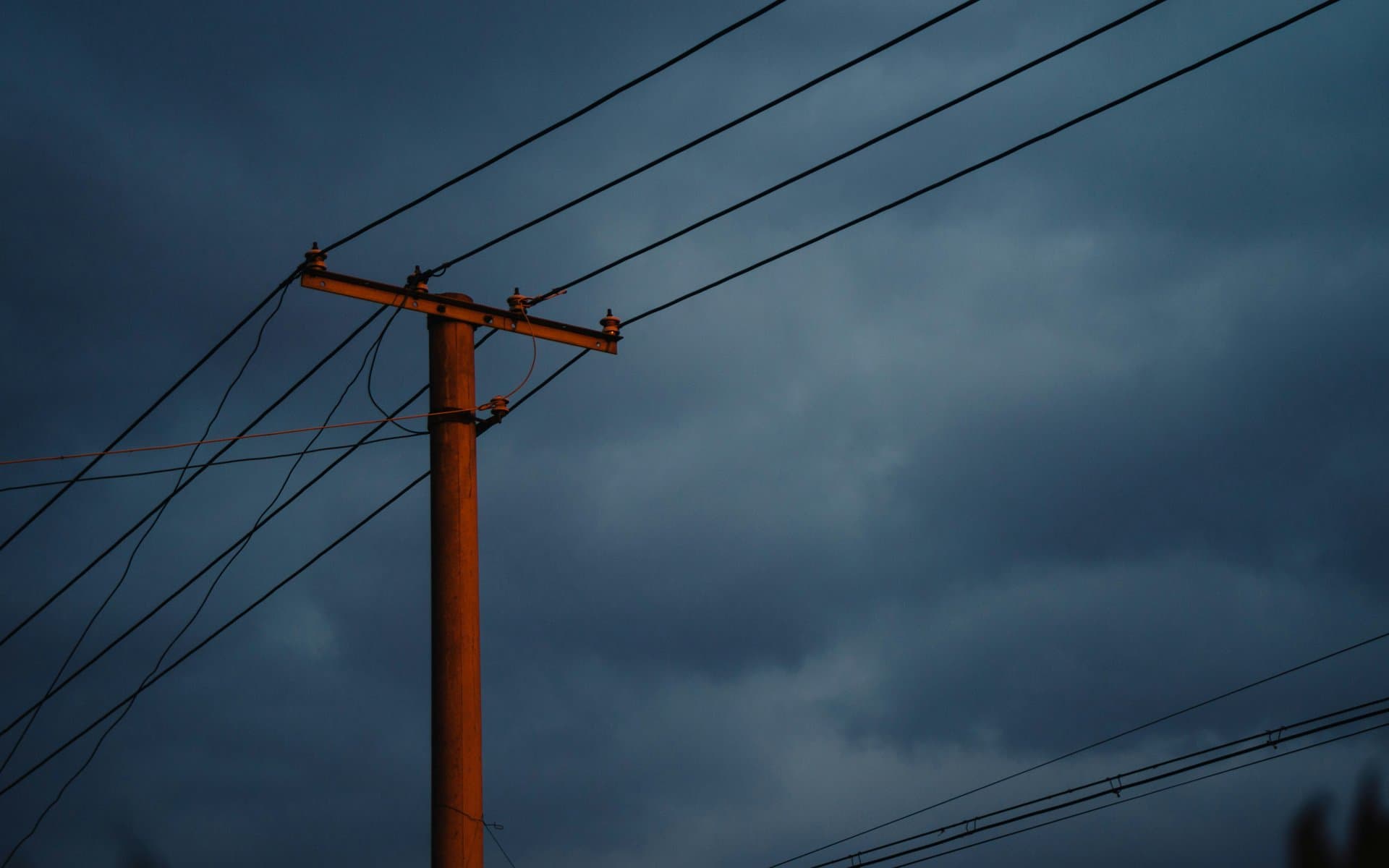 an electric pole