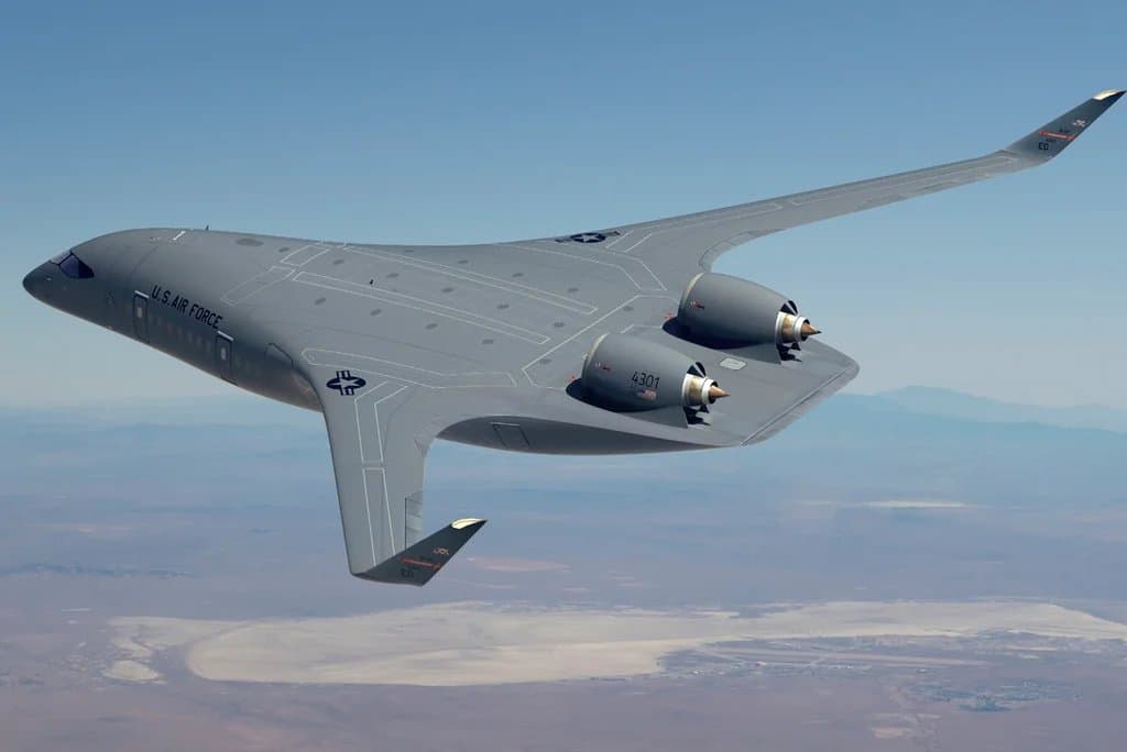 a jetzero aircraft illustration