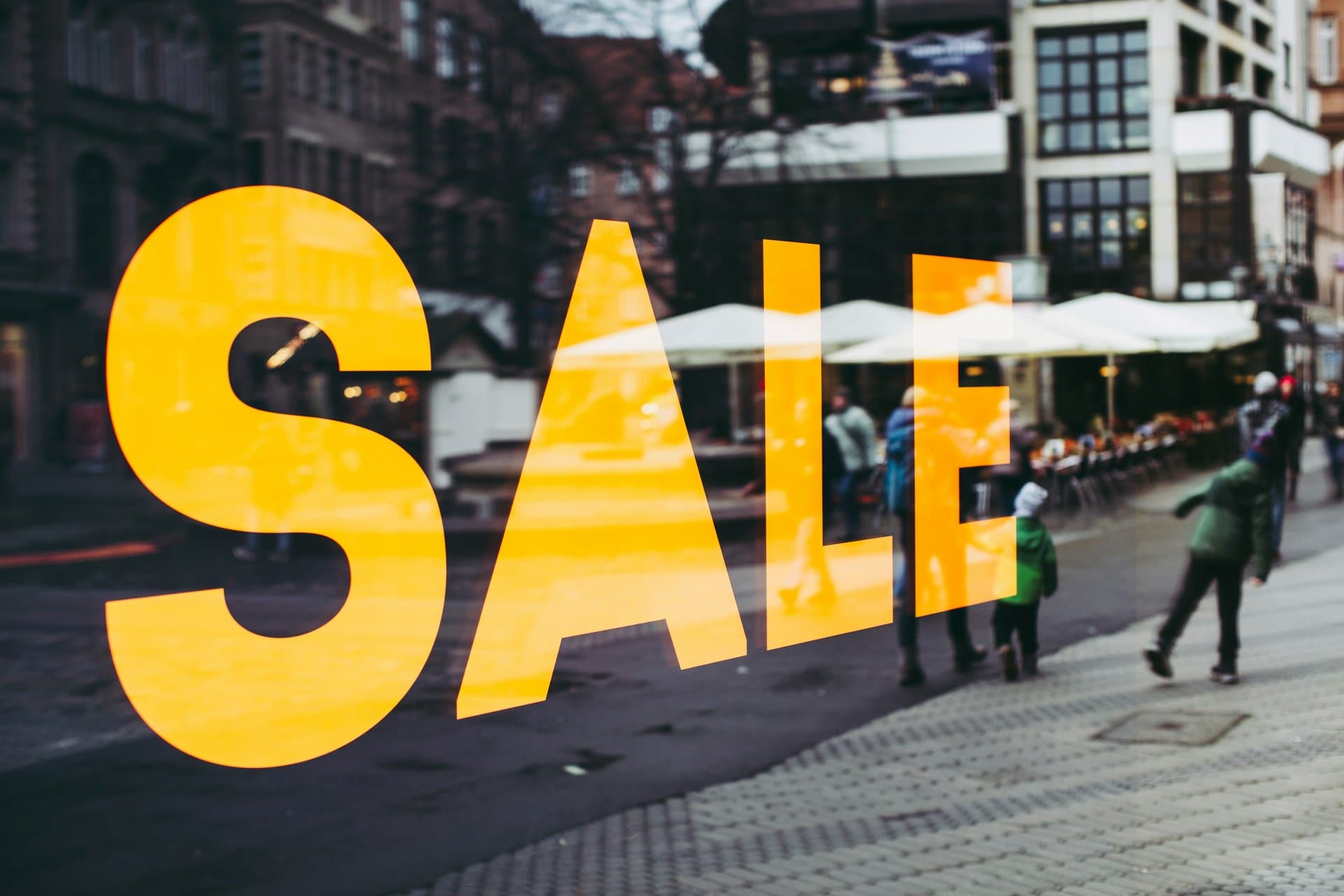 SALE signage in a shop