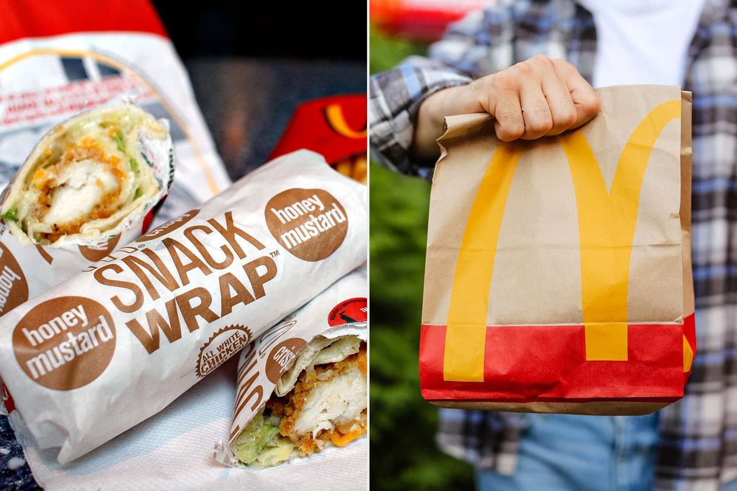 a chicken wrap