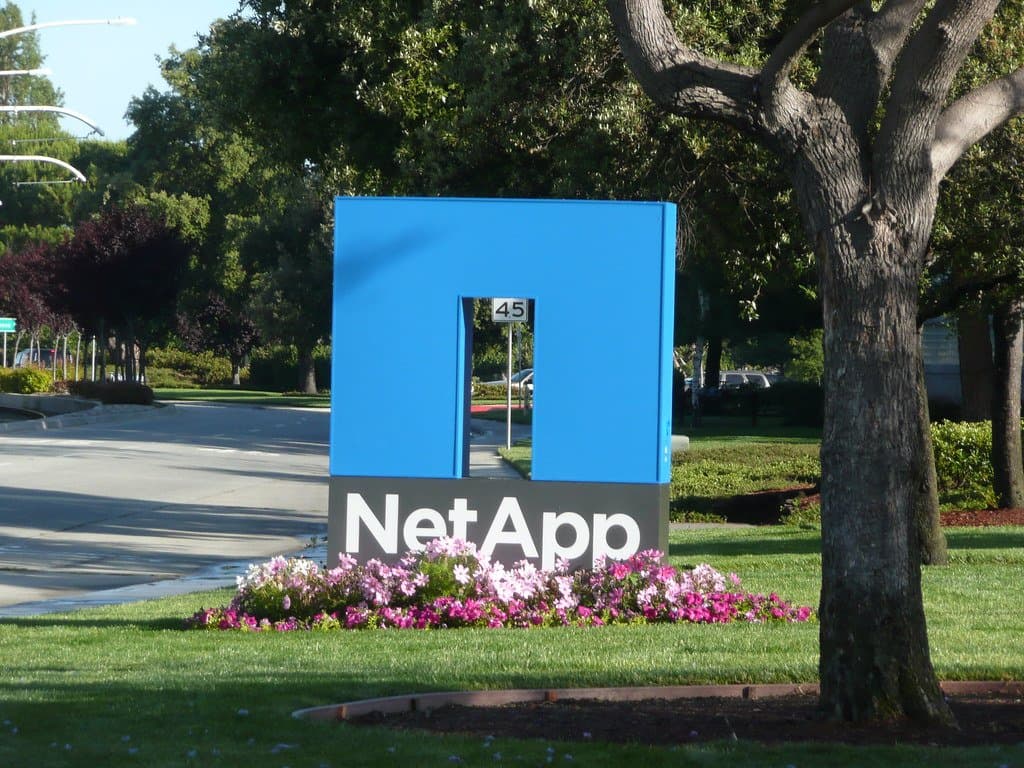 NetApp office campus entrance