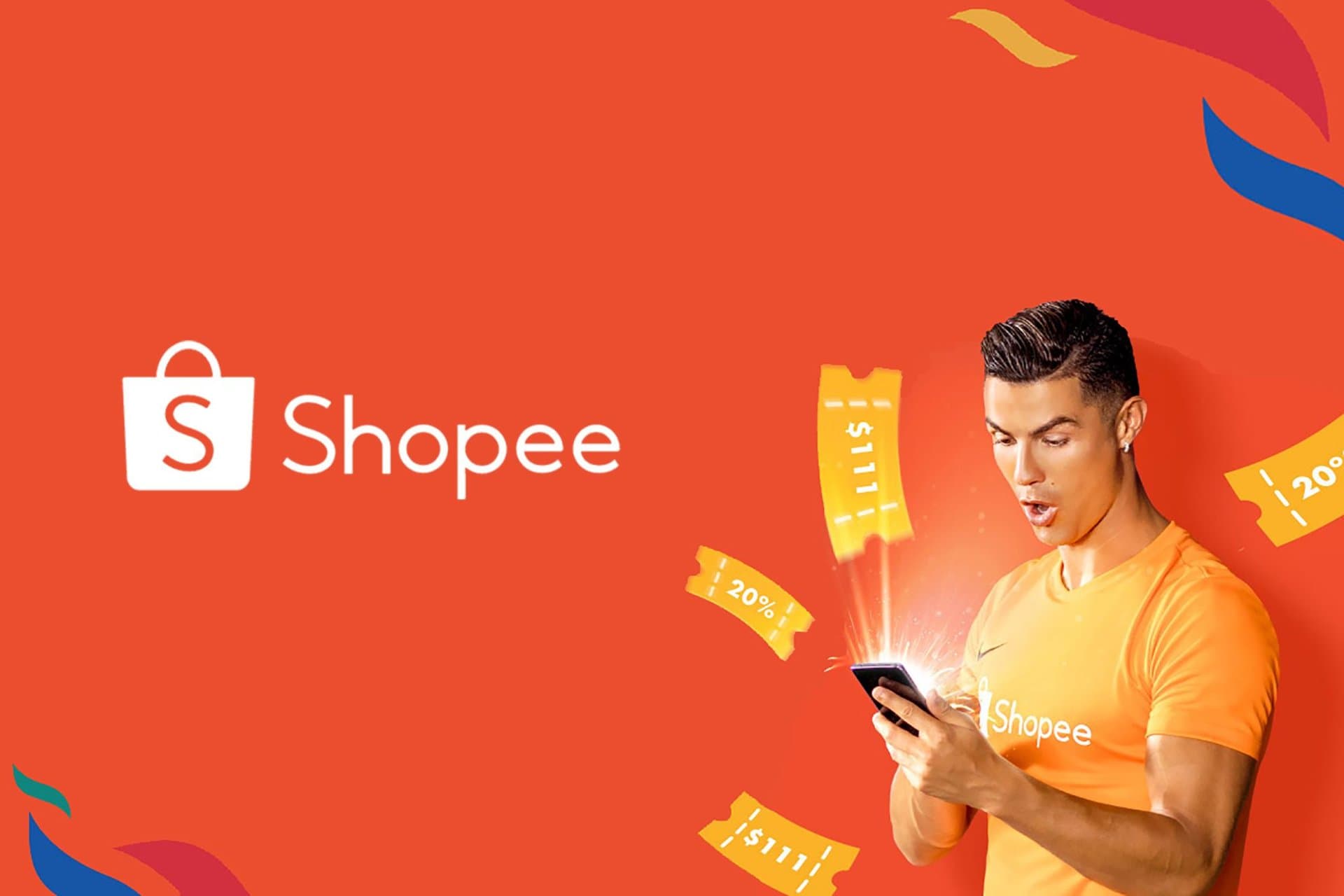 an advertisement of Shopee