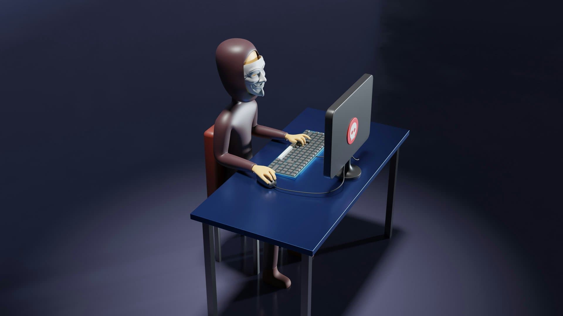 a caricature of hacker