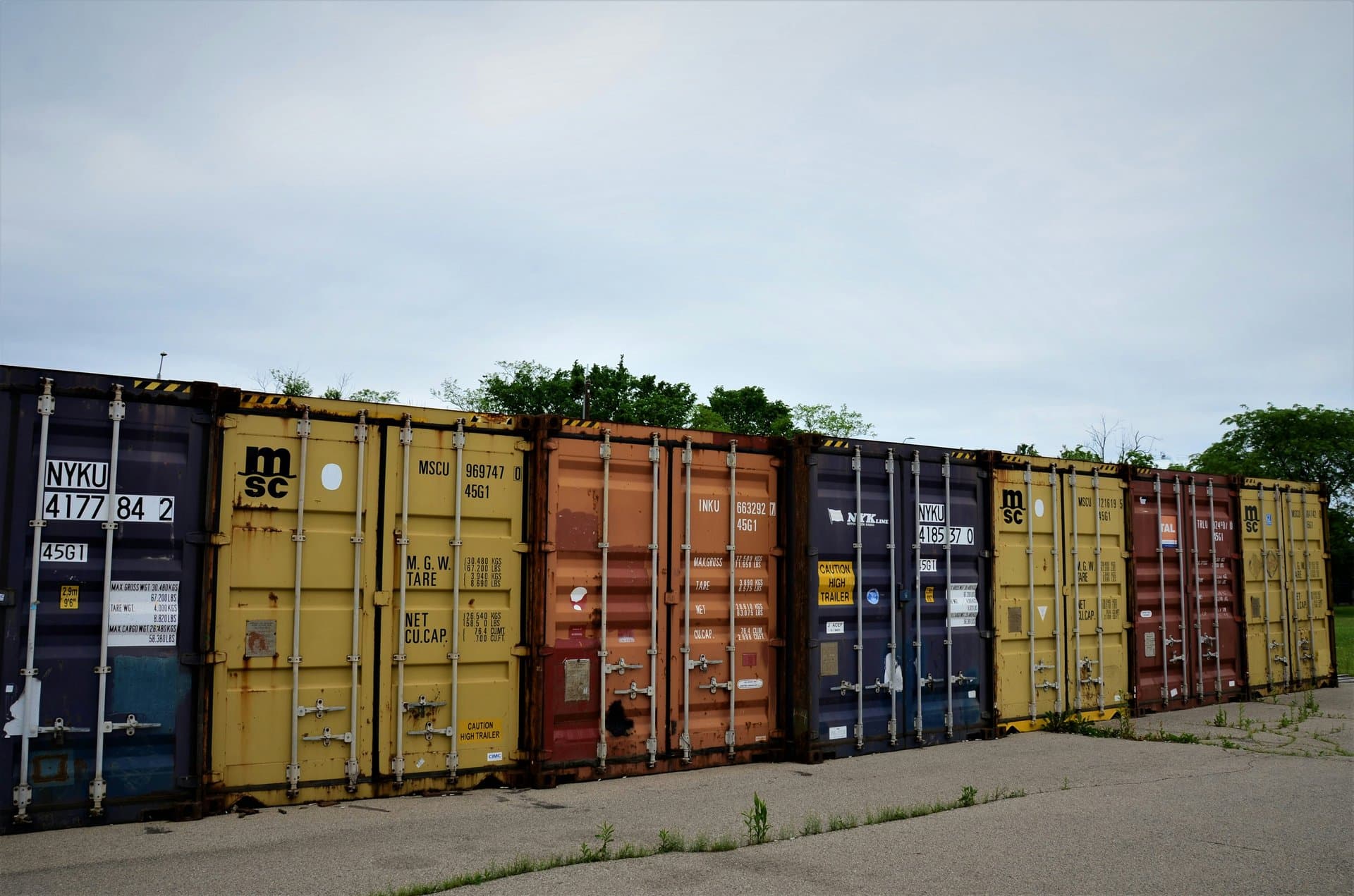 cargo boxes