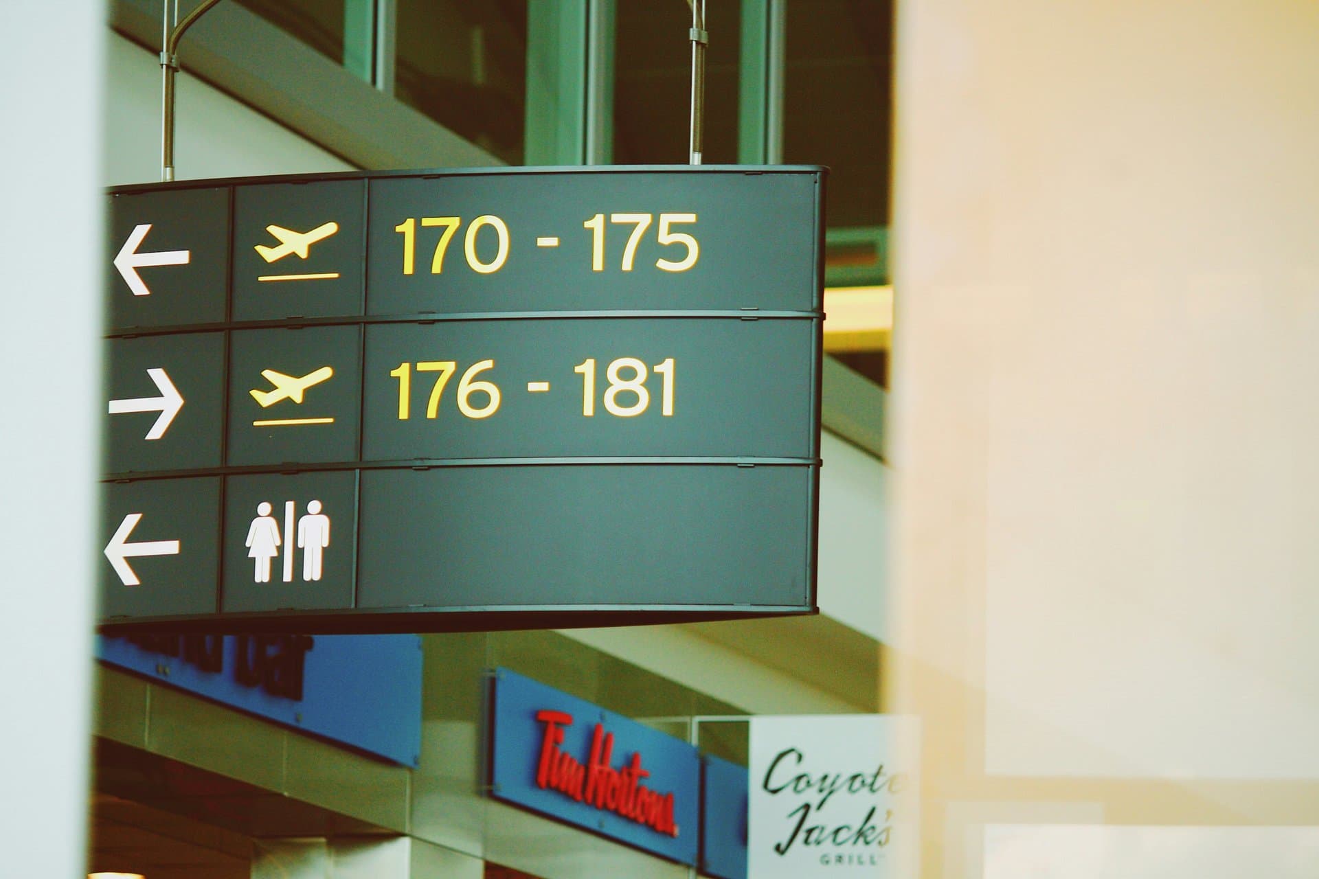 airport signage