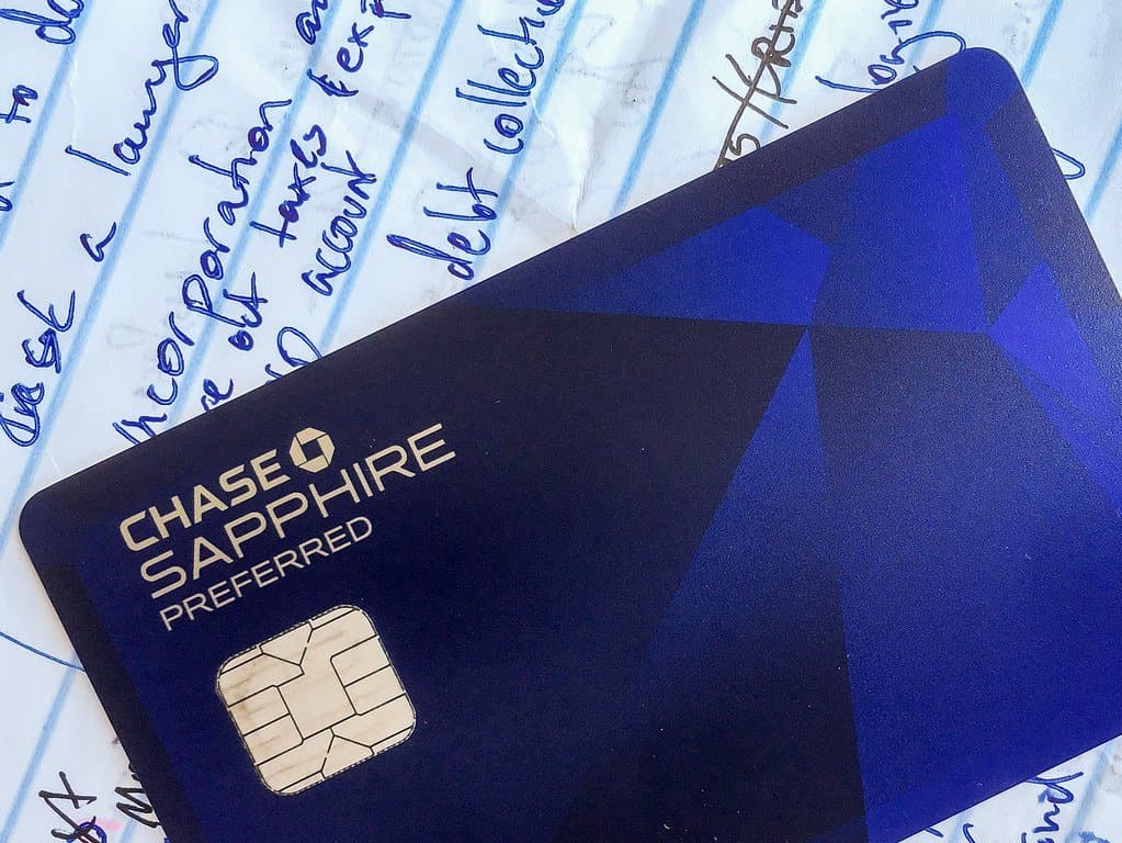 a chase sapphire card