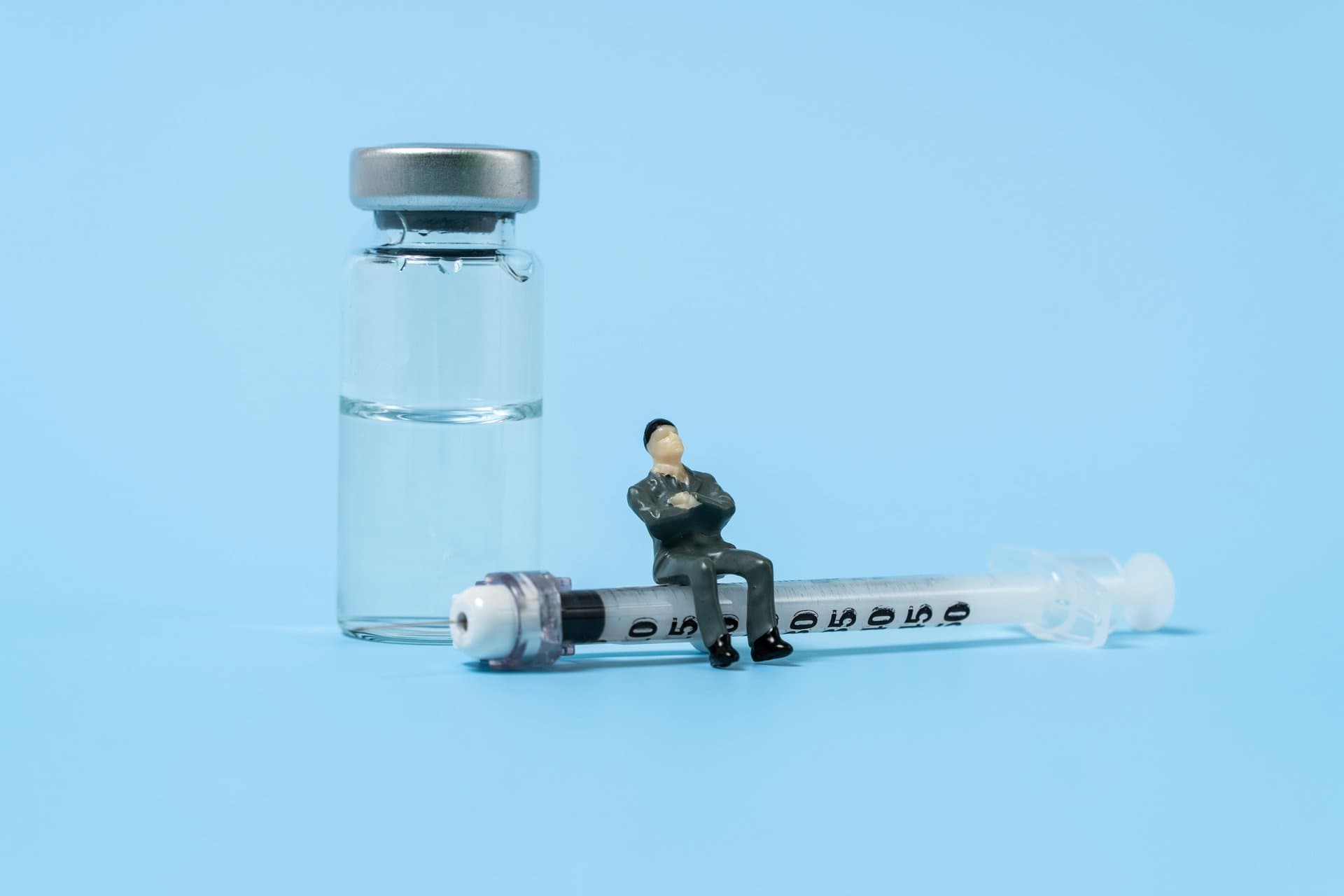 3d illustration of a vaccine