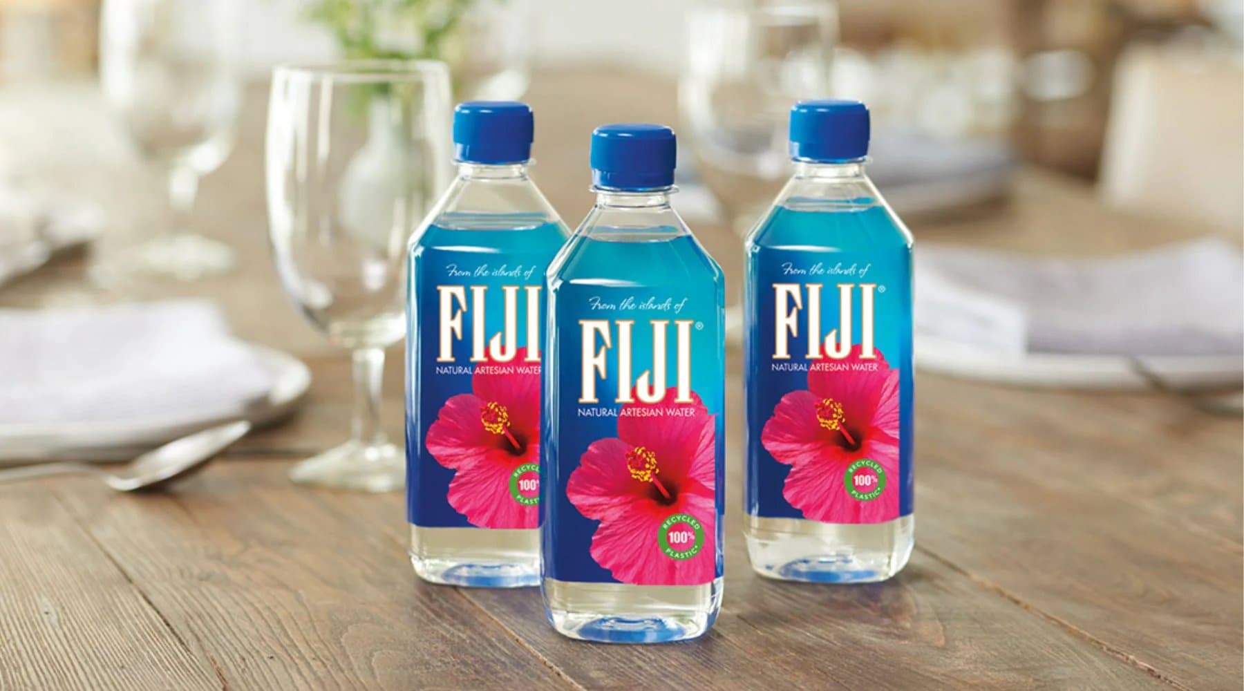 3 bottles of packaged drinking water